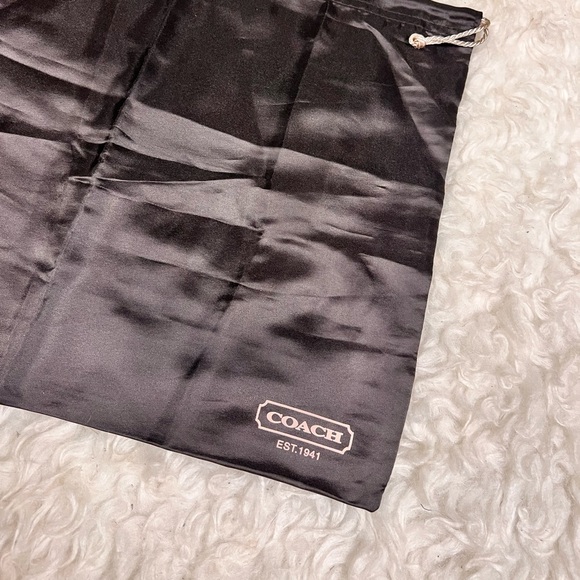 Coach Black Satin Dust Bag - Picture 2 of 3